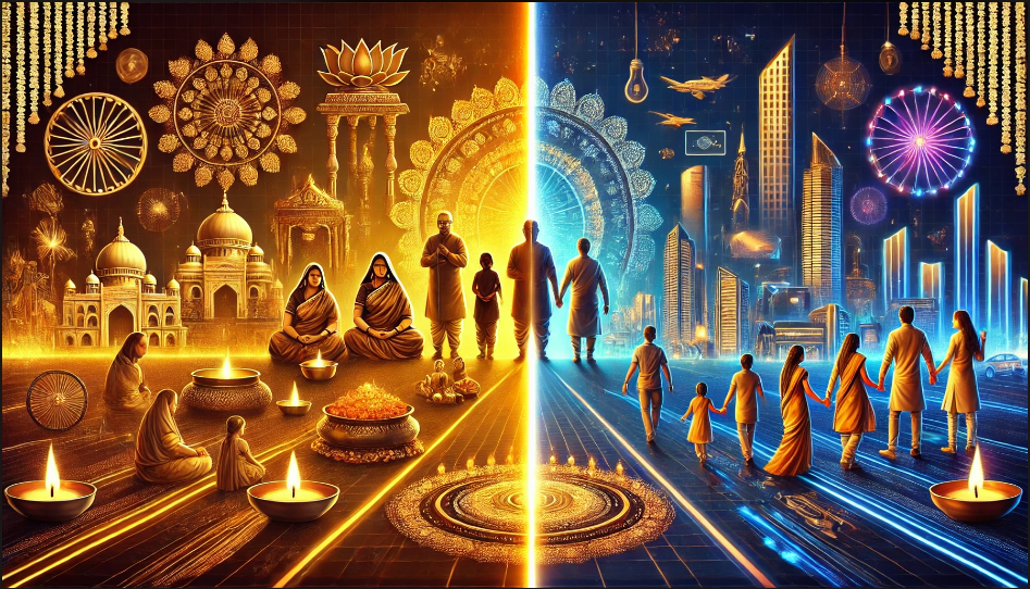 Tradition Meets Tech: India's Social Values in Flux